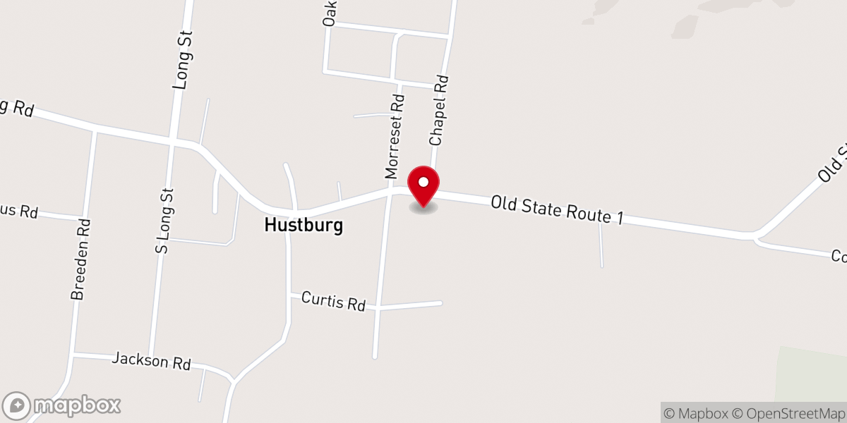 Map showing location of Hustburg Church Of Christ