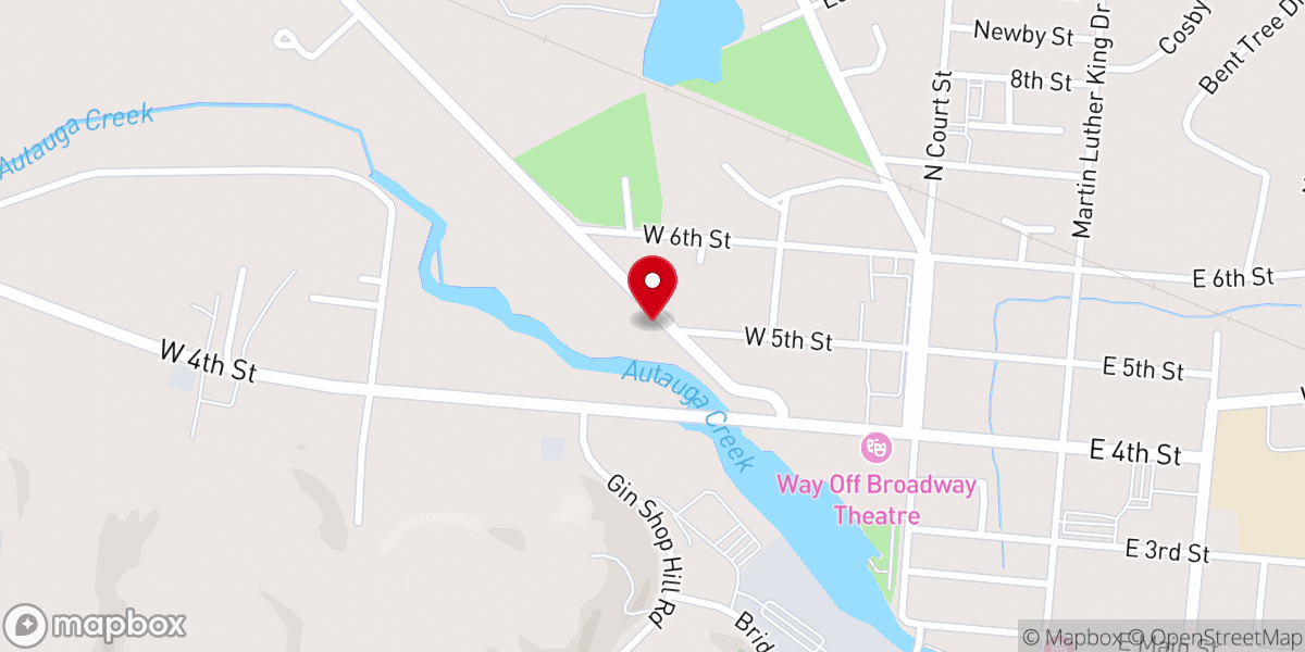 Map showing location of Kingston Methodist Protestant Church