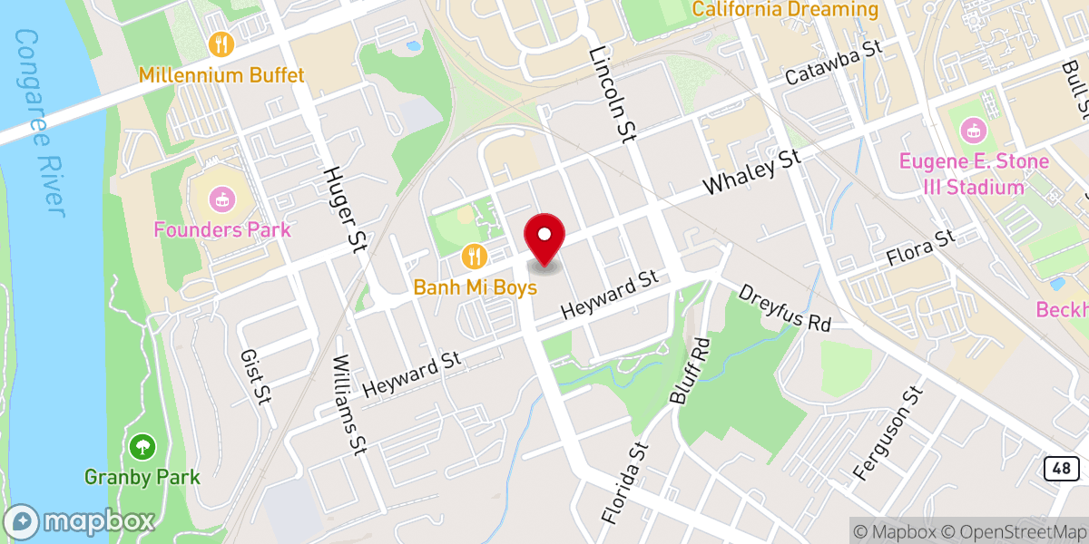 Map showing location of RADIUS Church - Southside
