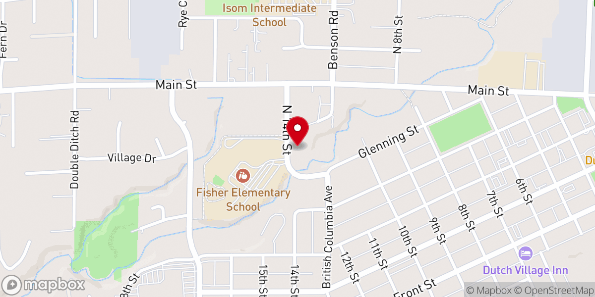 Map showing location of Iglesia Pentecostal Nueva Jerusalen