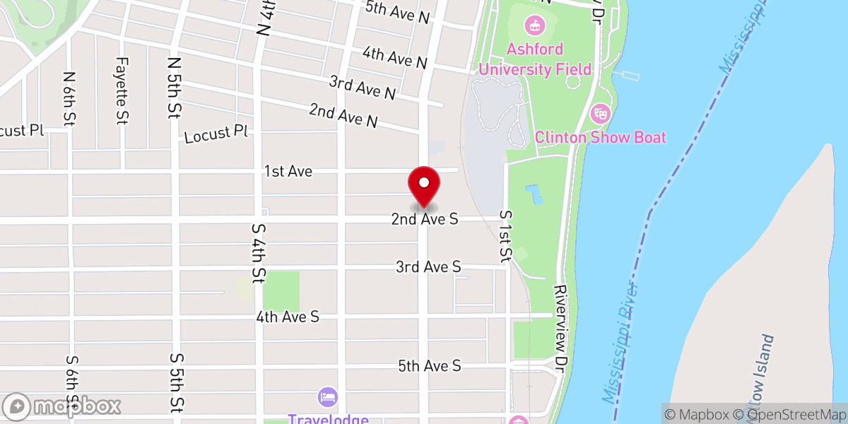 Map showing location of IRAS Benevolent Store (previously Associate Benevolent Society)