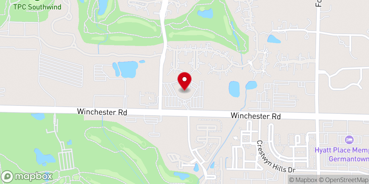 Map showing location of Cummings Street Baptist Church
