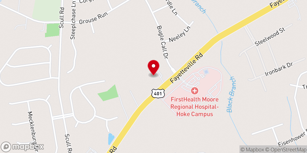 Map showing location of St. Elizabeth of Hungary Catholic Church