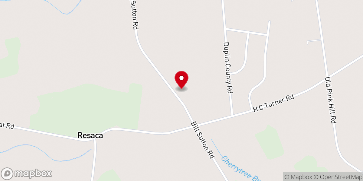 Map showing location of Friendship Freewill Baptist Church