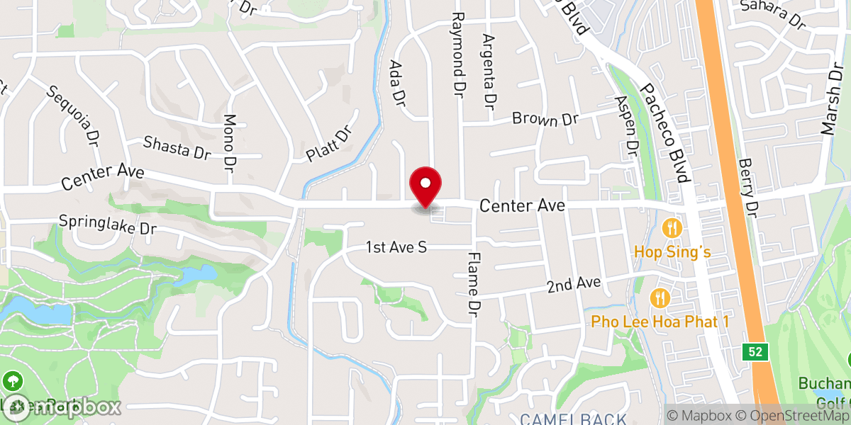 Map showing location of First Baptist Church-Pacheco