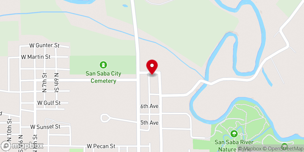 Map showing location of United Pentecostal Church