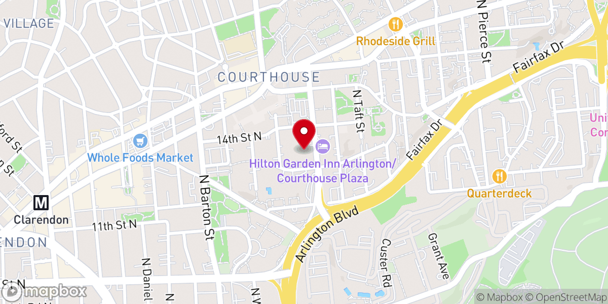 Map showing location of McLean Bible Church - Arlington, VA