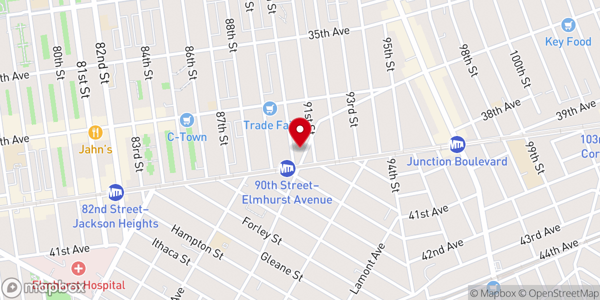 Map showing location of La Victoria Marriage Officiants