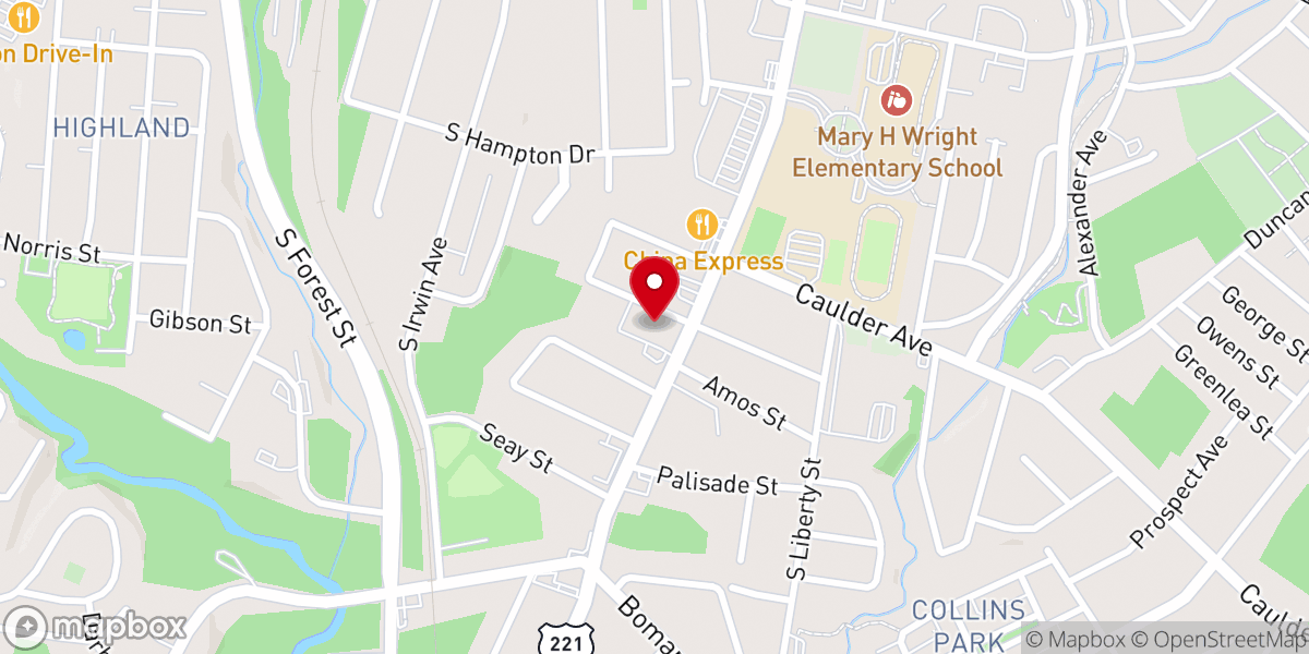 Map showing location of United House of Prayer For All People