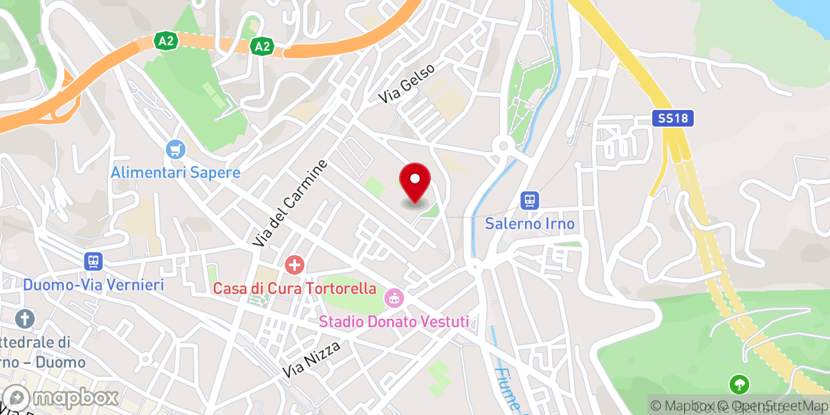 Map showing location of Chiesa di Maria Santissima del Carmine e San Giovanni Bosco