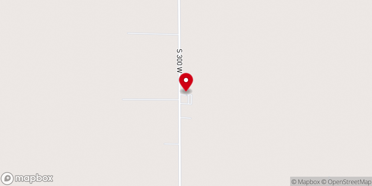 Map showing location of Tabor Church