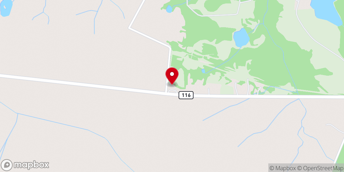 Map showing location of Spring Valley Baptist Church