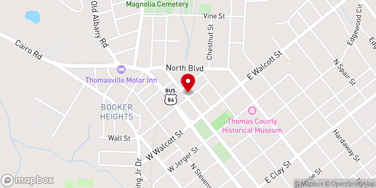 Map showing location of Restoration Tabernacle Ministries