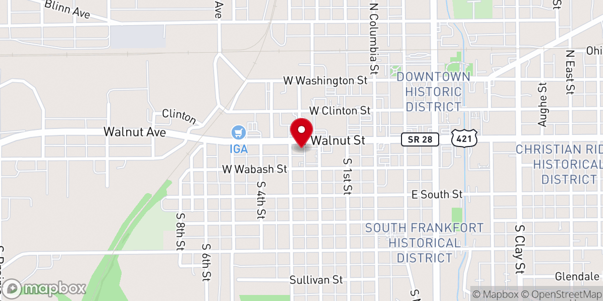 Map showing location of At The Well Church@The American Legion
