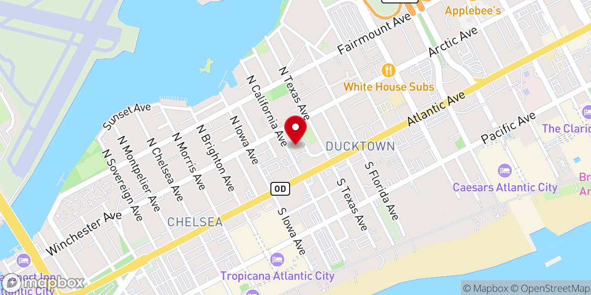 Map showing location of Our Lady Star of the Sea School