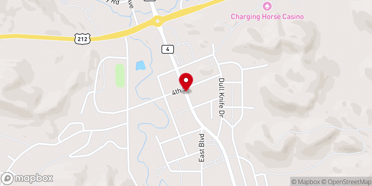Map showing location of Petter Memorial Mennonite Church