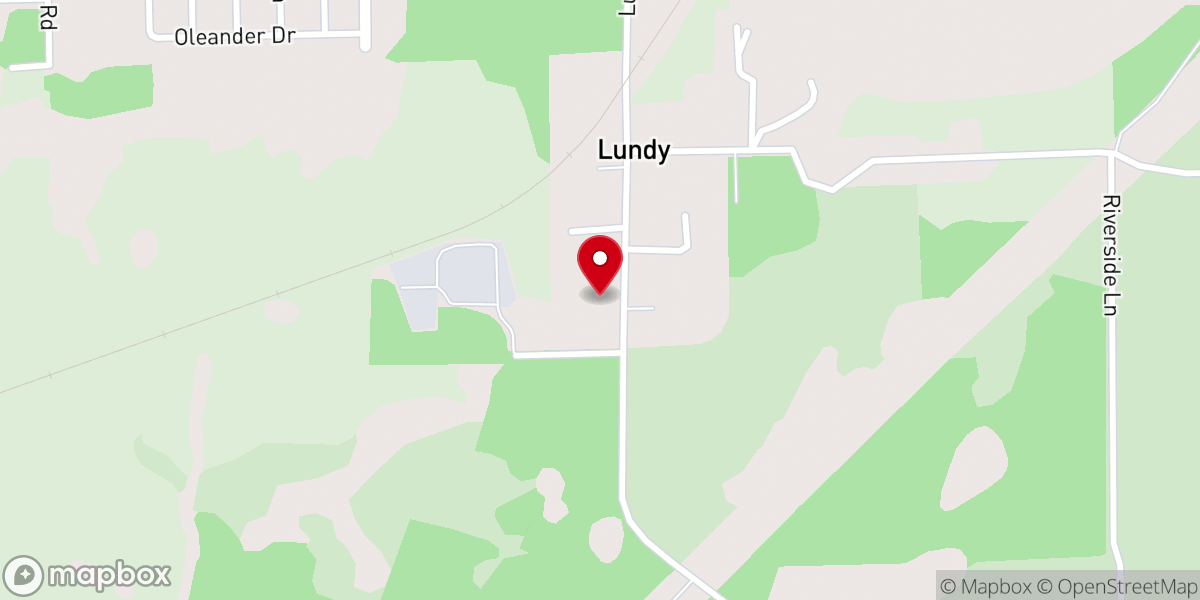 Map showing location of Southside Baptist Church
