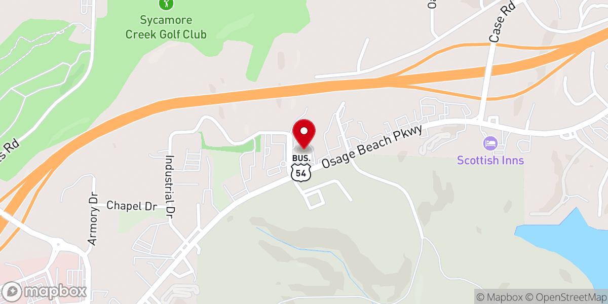 Map showing location of Harper Chapel United Methodist Church