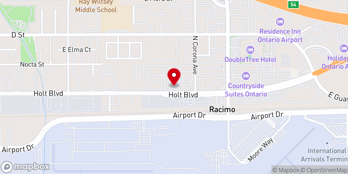Map showing location of Community Christian Fellowship