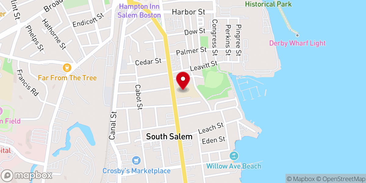 Map showing location of House of Promise Church