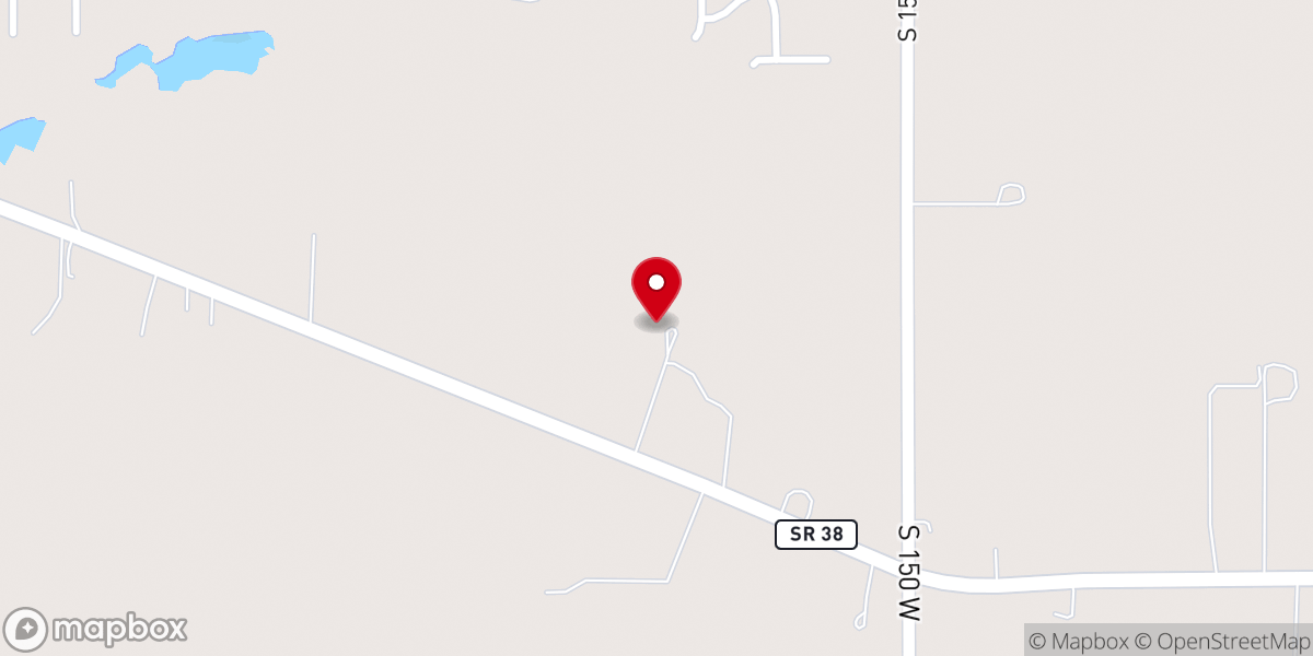 Map showing location of Fall Creek Monthly Meeting