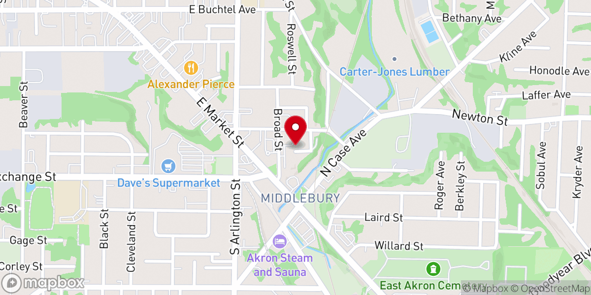 Map showing location of Visitation of Mary Parish, Annunciation Church