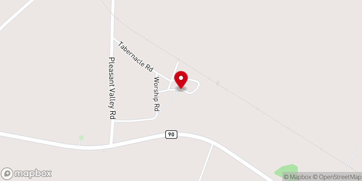 Map showing location of Heart of Georgia Walk to Emmaus Inc