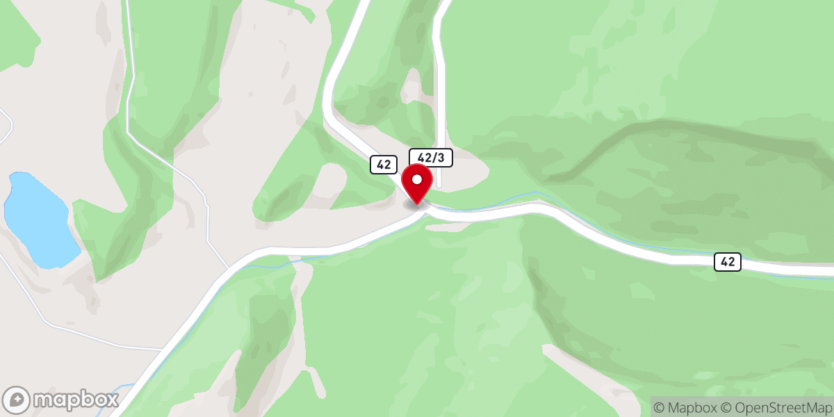 Map showing location of Otterbein Chapel