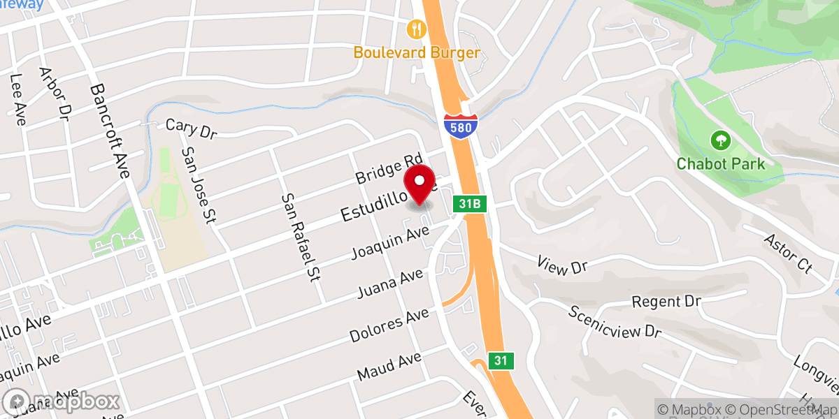 Map showing location of Saint James Lutheran Church