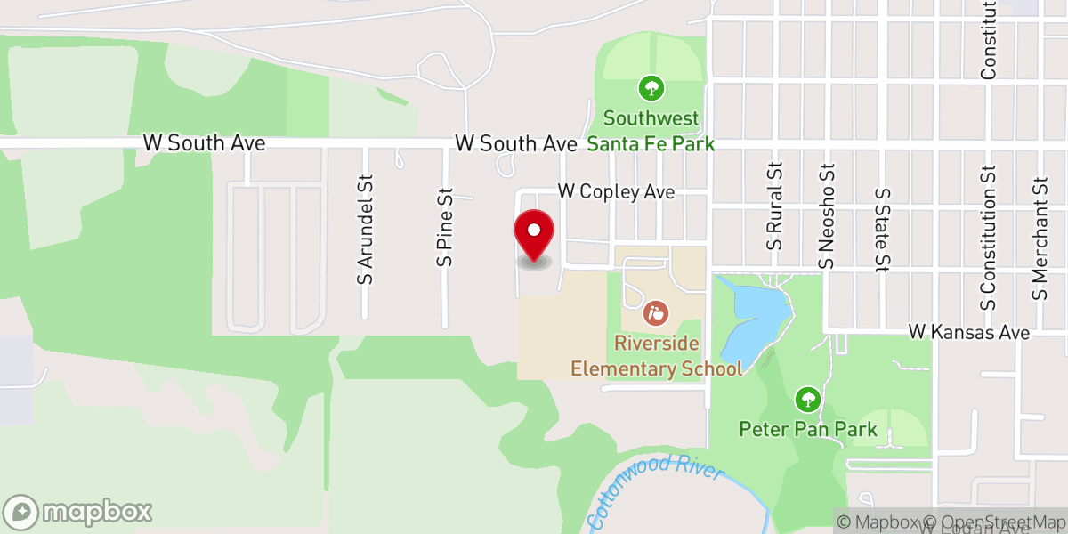 Map showing location of Saint Catherines Mexican Catholic Church