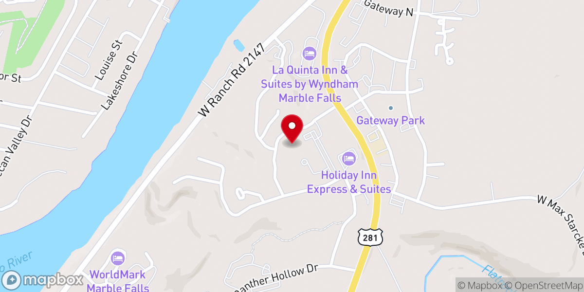 Map showing location of First Baptist Child Development Center