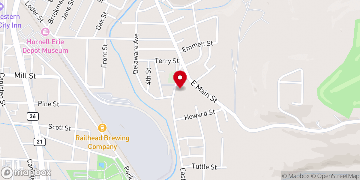 Map showing location of Rehoboth Deliverance Ministry