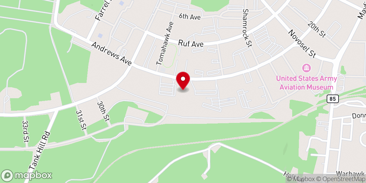 Map showing location of Wings Chapel