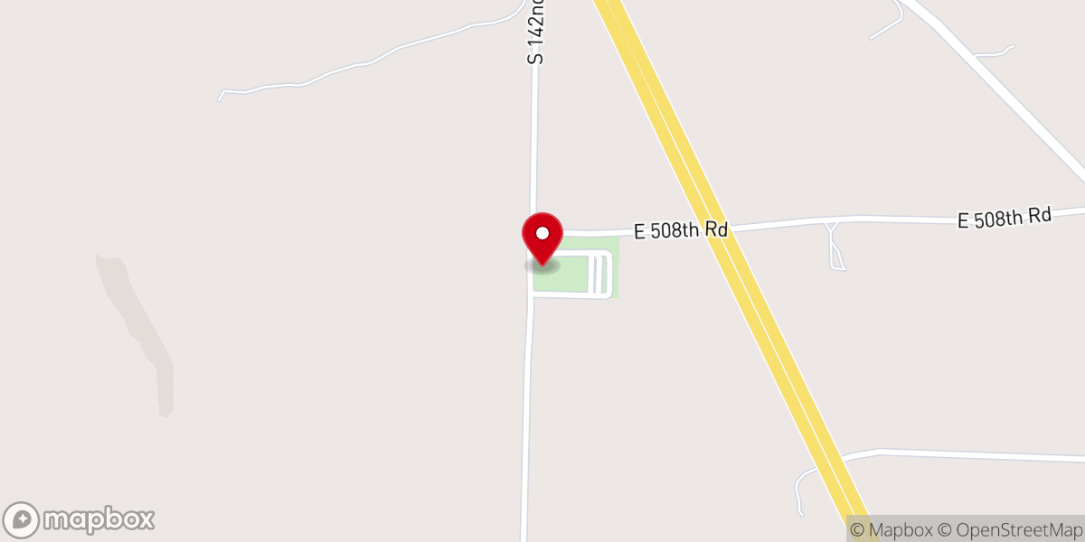 Map showing location of Slagle Church