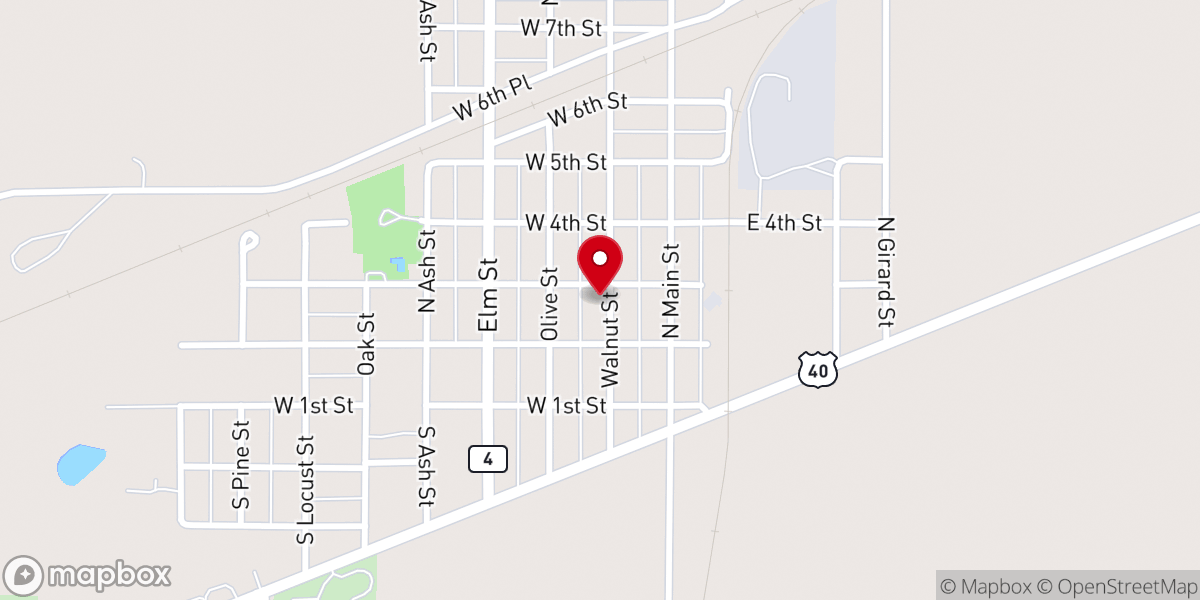 Map showing location of Wheeler James N