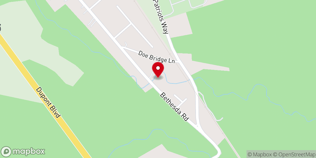Map showing location of Pentecostal Church of God
