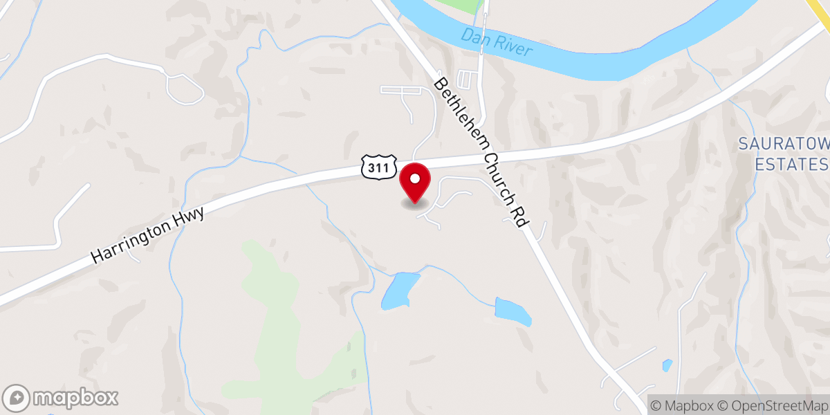 Map showing location of The Farm House