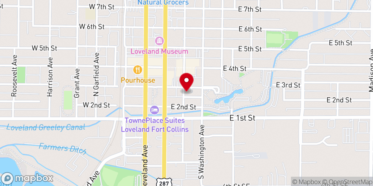 Map showing location of Casa Sagrada