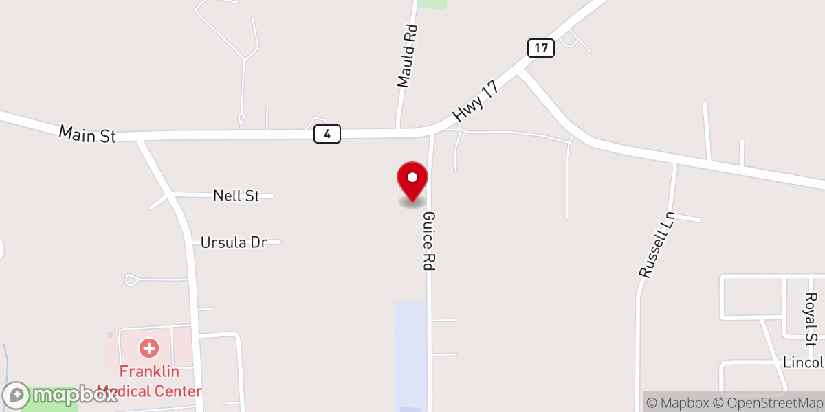 Map showing location of Abundant Life Evangelistic Ministry