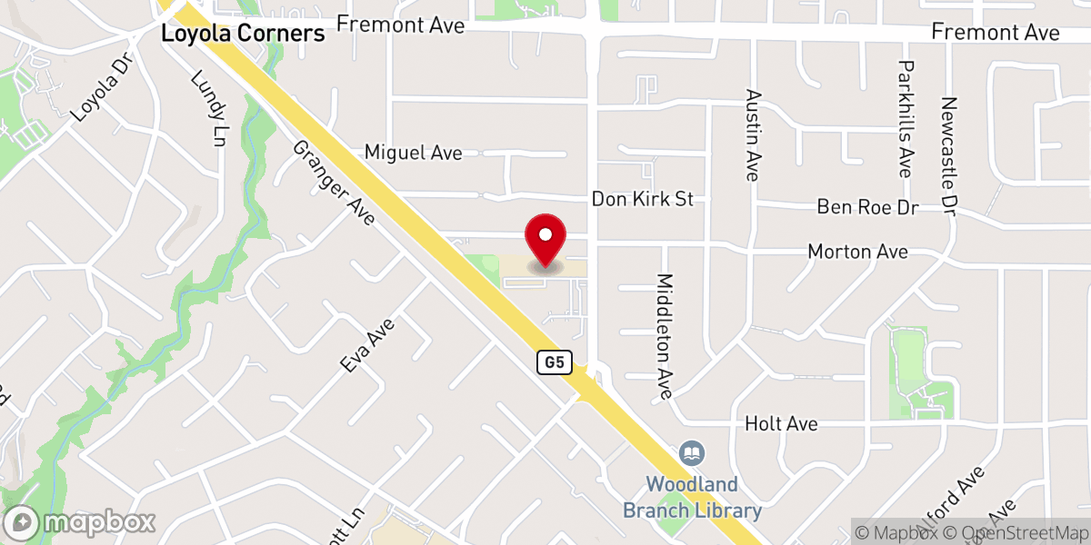 Map showing location of St. Simon Parish School