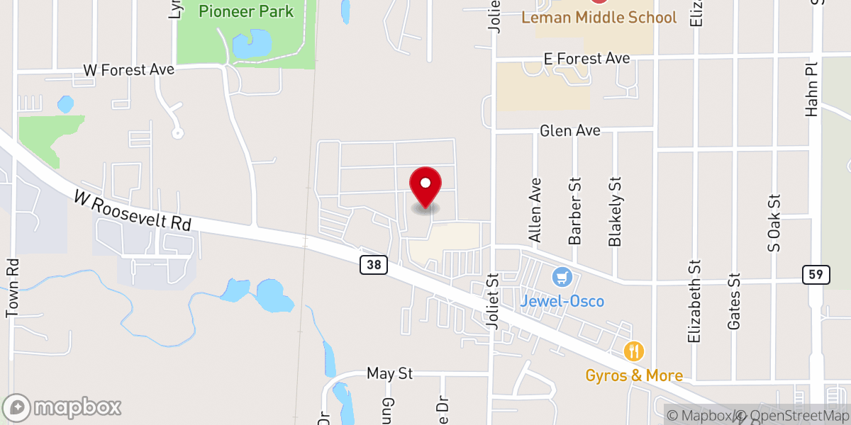 Map showing location of Maranatha Church of America - ICM