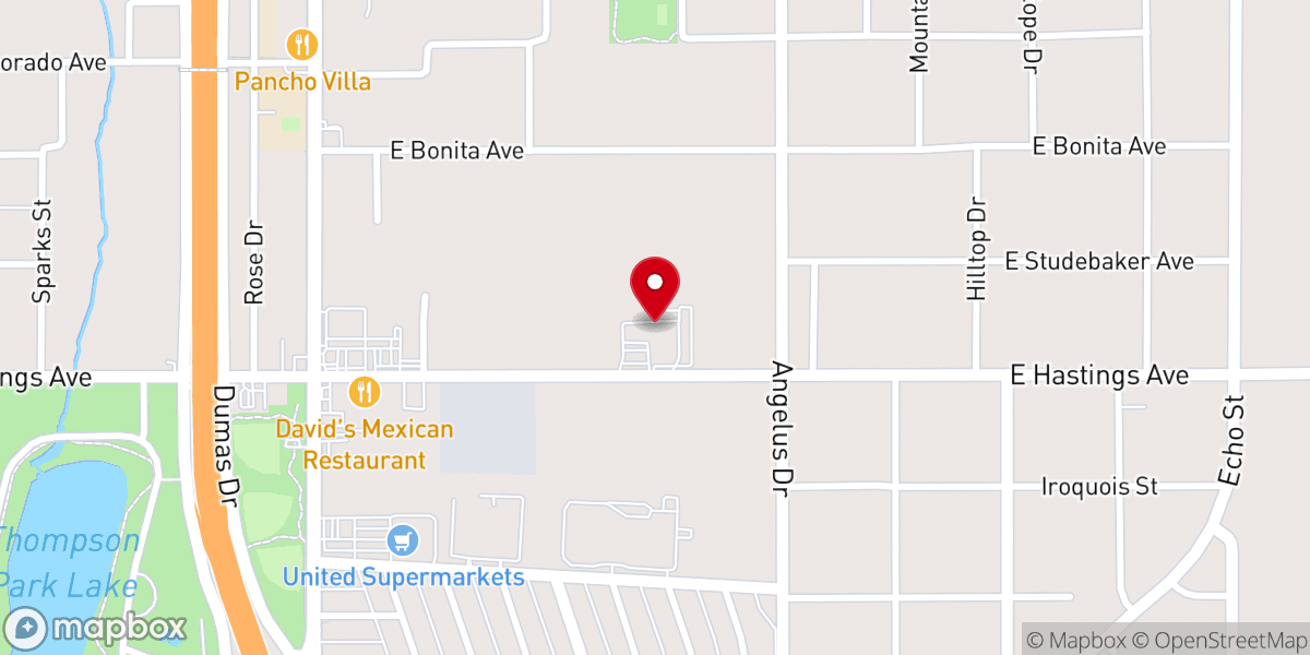 Map showing location of Pleasant Valley Baptist Church