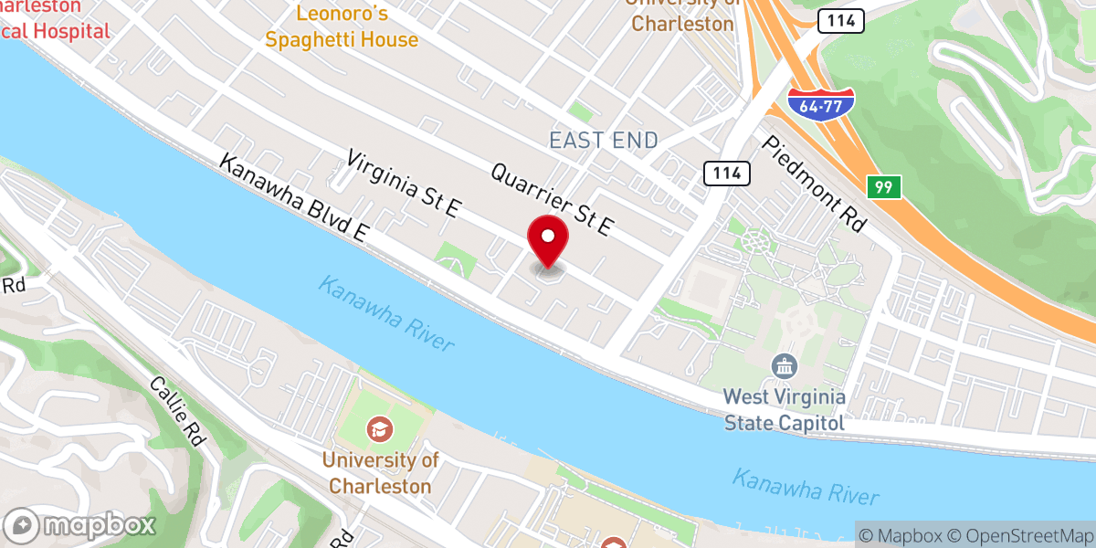 Map showing location of Capital View Church of the Nazarene