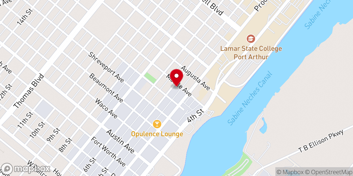 Map showing location of New Light Baptist Church