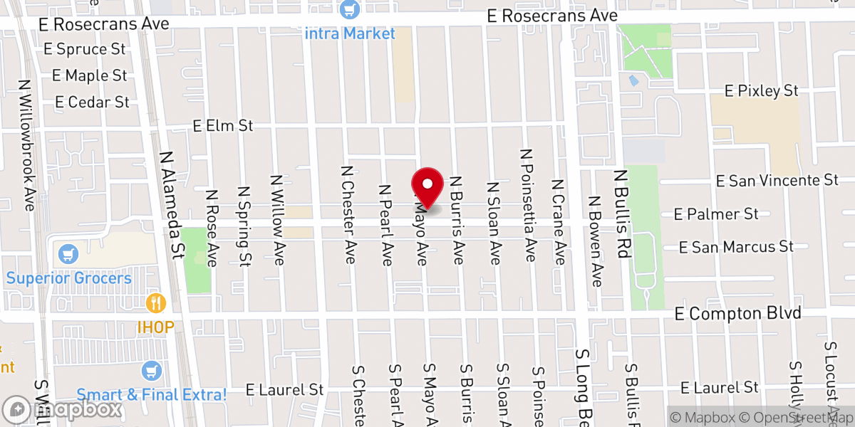 Map showing location of Grace Covenant Church
