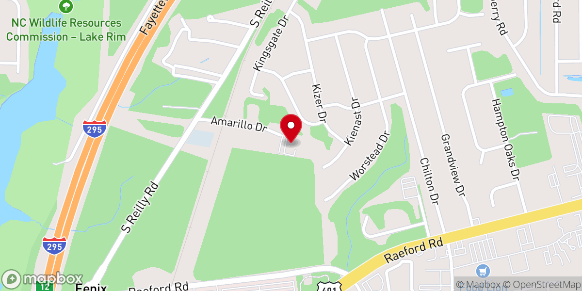 Map showing location of New Bethel a M E Zion Church