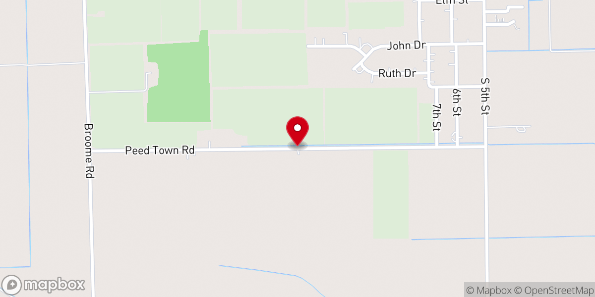 Map showing location of New Growth Unlimited Ministries