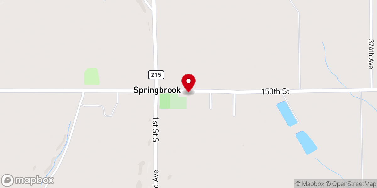 Map showing location of SS. Peter & Paul Catholic Church