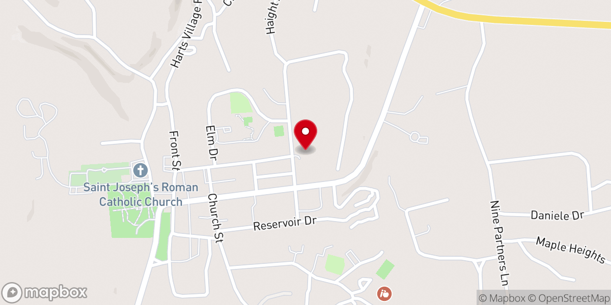 Map showing location of Lyall Memorial Federated Church