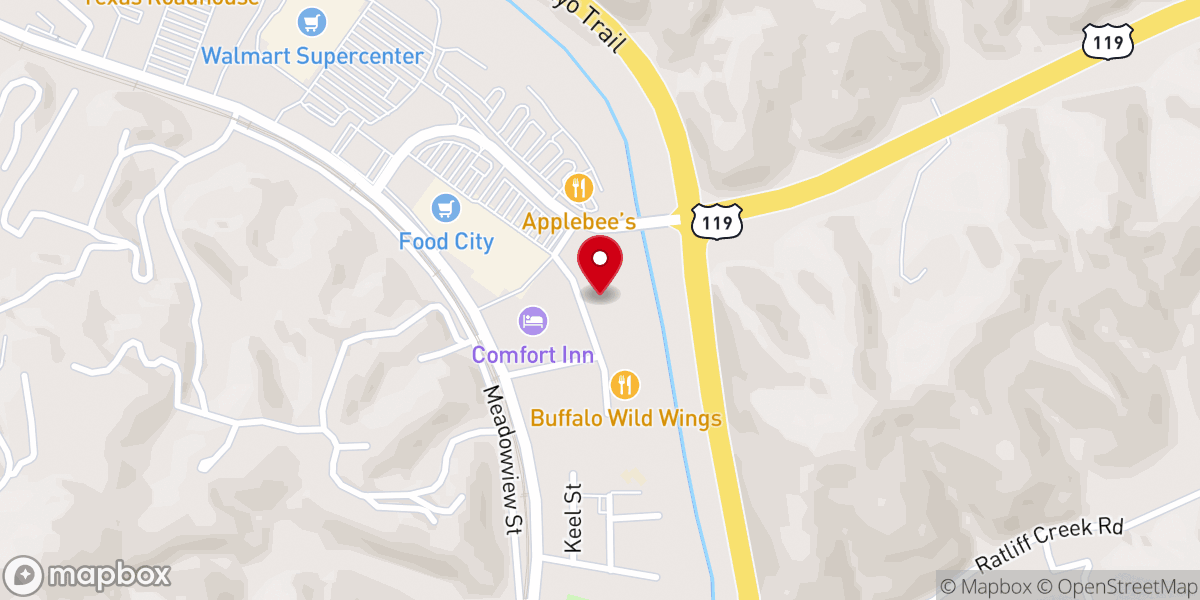 Map showing location of ASIA GRILL & BUFFET